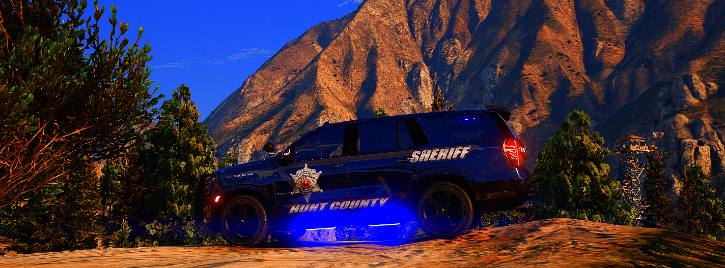 Hunt County Roleplay roadside response scene