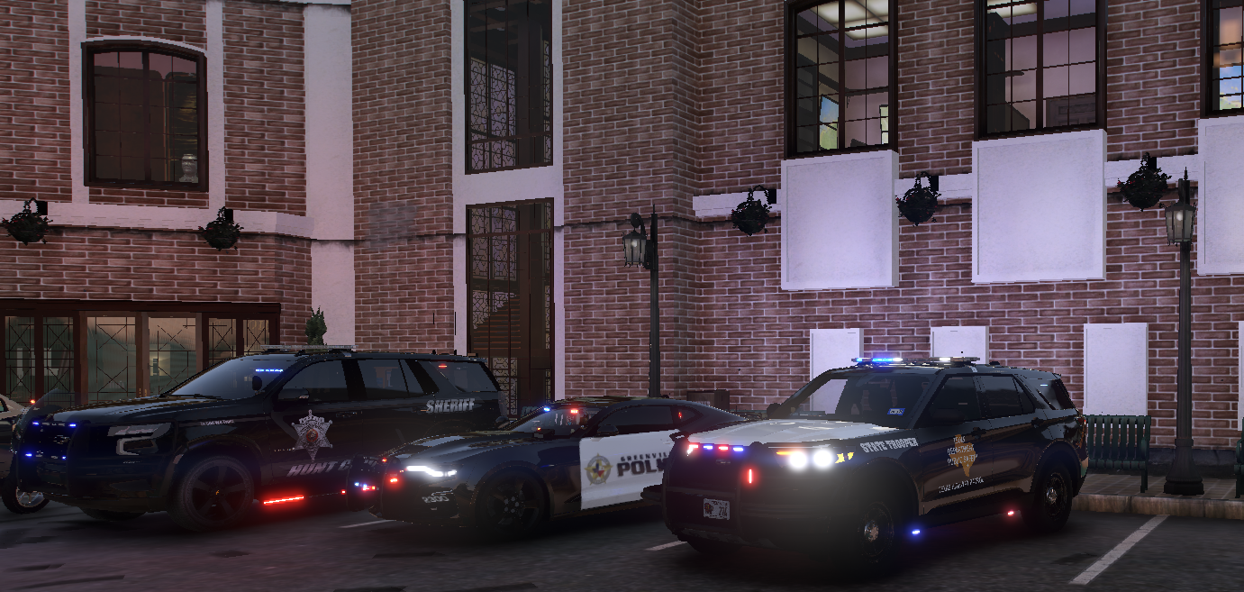 Hunt County Roleplay cruiser lineup